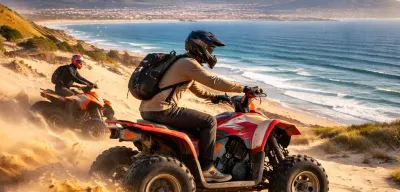 Sand dunes quad biking